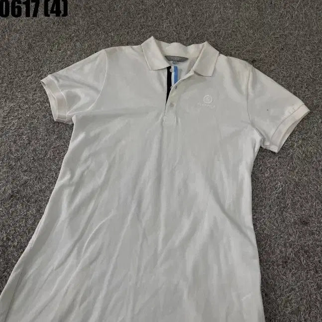 [BUNJANG] Beanpole Collar Short Sleeve Dress White Size 95 / 빈폴 카라 반팔 원피스 95 0617