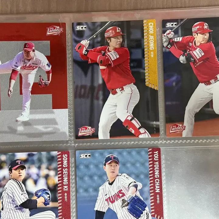 [BUNJANG] SSG Landers Baseball Player Bundle Cards (Leewoon / Choijeong / Otaegon) / SSG 랜더스 카드 이로운/최정/오태곤 선수 카드