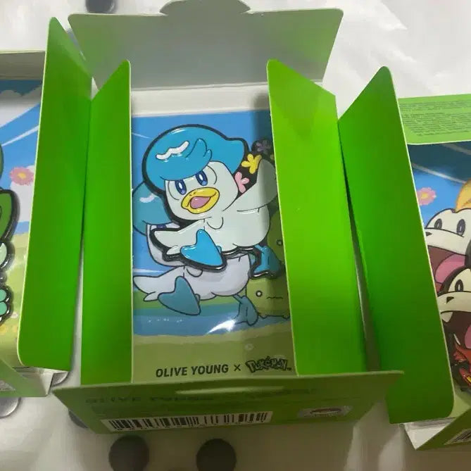 [BUNJANG] Pokemon Magnet 3-Piece Bundle Set (Scorching Heat, Koko, Quaxly) / 일괄 올리브영 포켓몬 마그넷 3종 뜨아거 나오하 꾸왁스