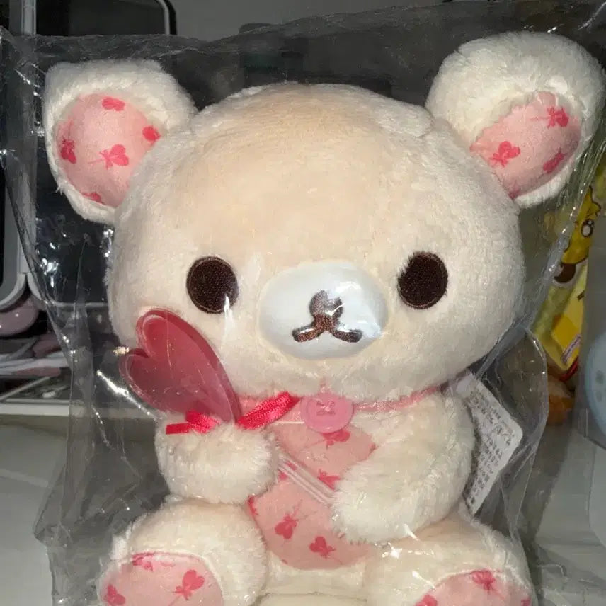 [BUNJANG] Rilakkuma Valentine Series Heart Theme Edition Plush / 발렌타인 시리즈 코리락쿠마 하트 테마 에디션 판매