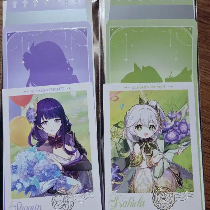 [BUNJANG] Genshin Impact Nahida Raiden Anniversary Event Polaroid Bundle Set / 원신 나히다 라이덴 주년 행사 폴라로이드 일괄 판매합니다