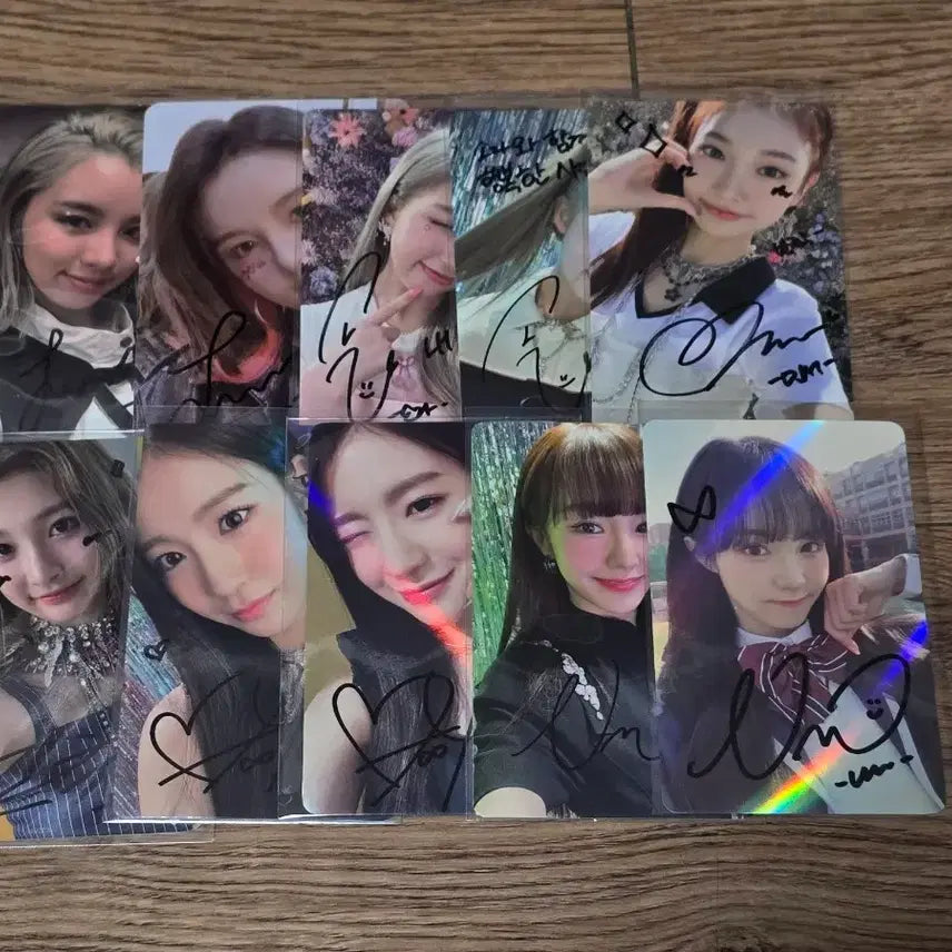 [BUNJANG] Woo!ah! Signed Photocard Bundle Set (10 pcs) / 우아 wooah 싸인 포토카드 9장 일괄