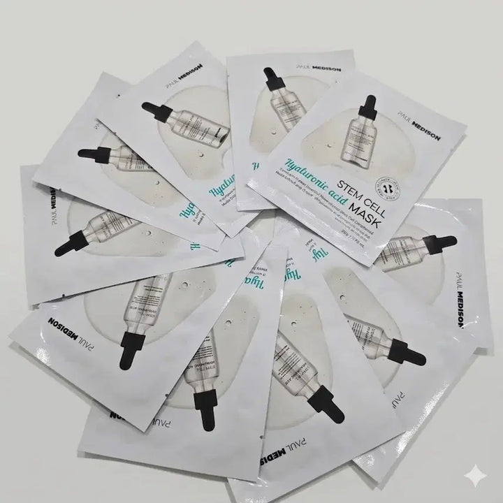 [BUNJANG] Paul Medison Stem Cell Hyaluronic Acid Mask Pack (20 Sheets) / 줄기세포 영양팩 2박스20장 10,000원 ( 1박스 10장  )