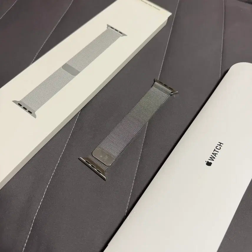 [BUNJANG] Apple Watch Milanese Loop 45mm Silver / 애플워치 밀레니즈 루프 45mm 실버