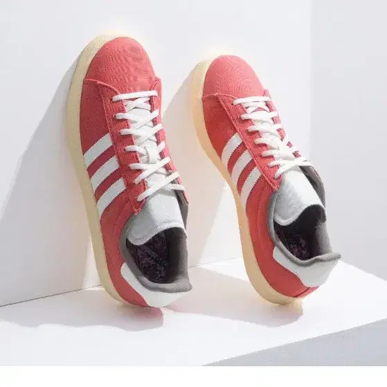 [BUNJANG] Adidas Campus 80s Red Sneakers / >>새상품/내용필독<< 아디다스 캠퍼스 80s 운동화 레드 270 팜