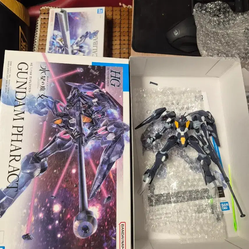 [BUNJANG] Gundam: The Witch from Mercury HG 1/144 Scale 4 Kit Bundle (Calibarn, Dilanza Sol, Pharact, Lfrith) / 건프라 수성의 마녀 HG 4종 (캘리번, 다릴바르데, 파렉트, 르브리스)