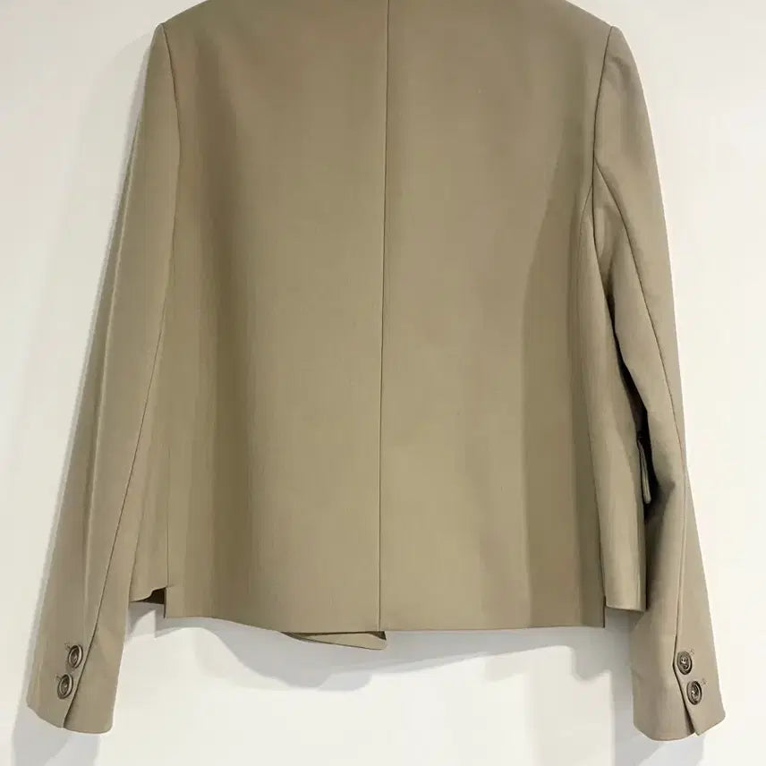 [BUNJANG] CC Collect Crop Double Jacket Light Khaki / 씨씨콜렉트 크롭 더블 자켓 라이트카키 55 (미착용)