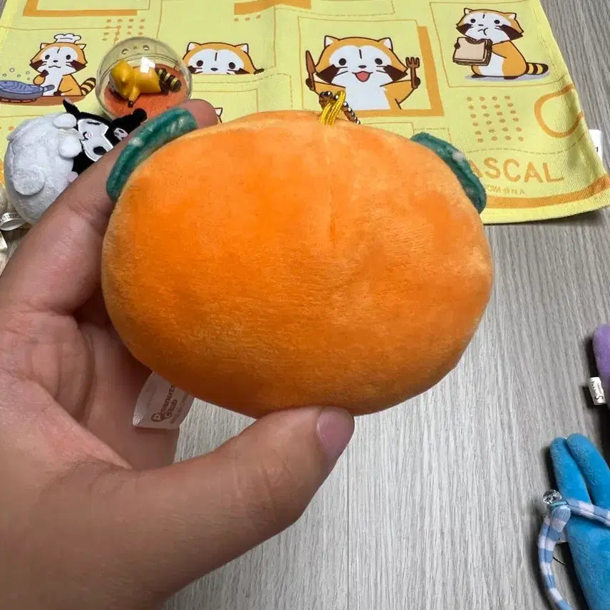 [BUNJANG] Japanese Vintage Mikan Orange Doll Keychain / 일본 빈티지 미캉 오렌지 인형 키링