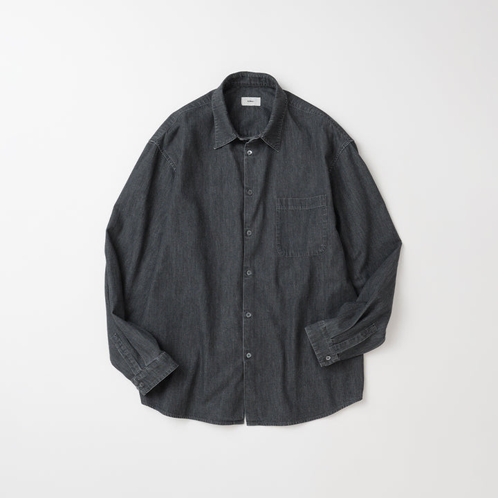 [BUNJANG] M My Library Pure Denim Shirt - Mid Gray / [M]마이라이브러리 Pure Denim Shirt - Mid Gray