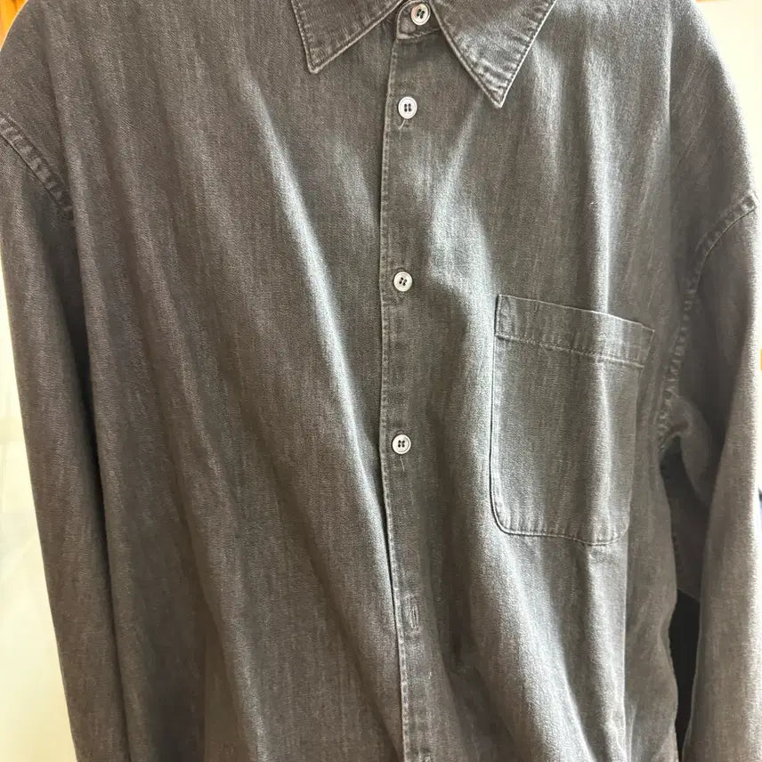 [BUNJANG] M My Library Pure Denim Shirt - Mid Gray / [M]마이라이브러리 Pure Denim Shirt - Mid Gray