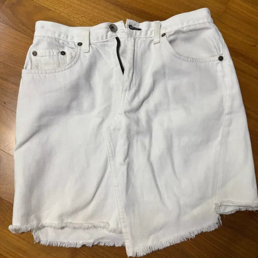 [BUNJANG] rag &amp; bone White Mini Skirt / 랙앤본(rag&amp;bone) 화이트 스커트 (정품)