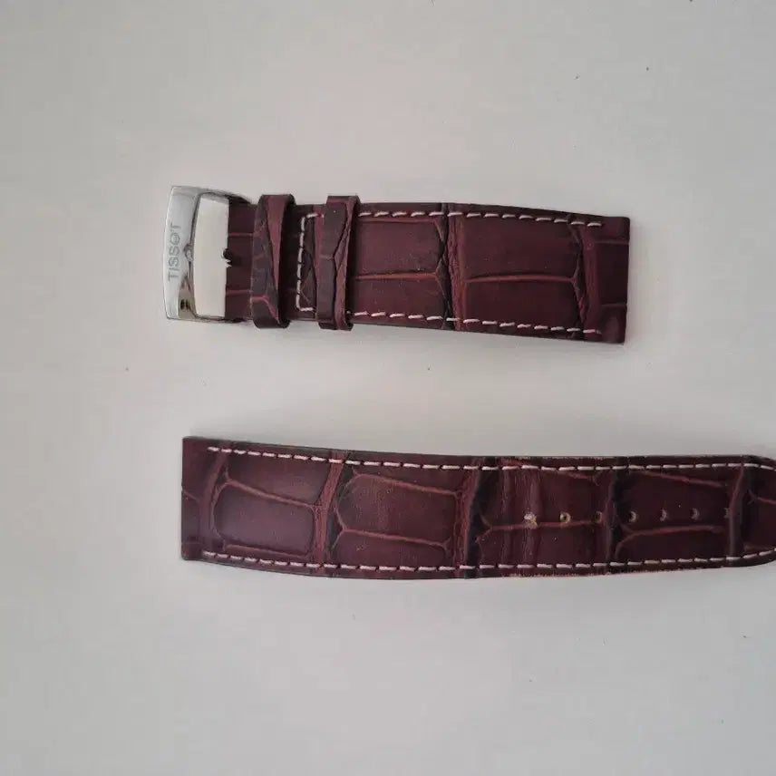 [BUNJANG] Tissot Genuine Alligator Leather Watch Strap (22-20mm) with Case / 티쏘악어가죽시계줄(22-20mm)정품 케이스도 함께 드려요~
