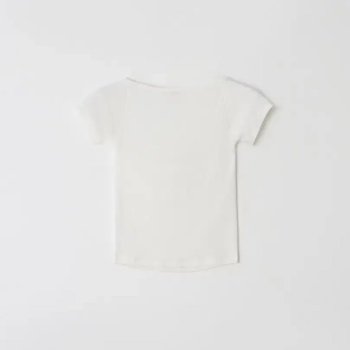 [BUNJANG] Yoonsulshop Bolero T-Shirt Ivory / 윤슬샵 bolero t-shirt (ivory) 새상품