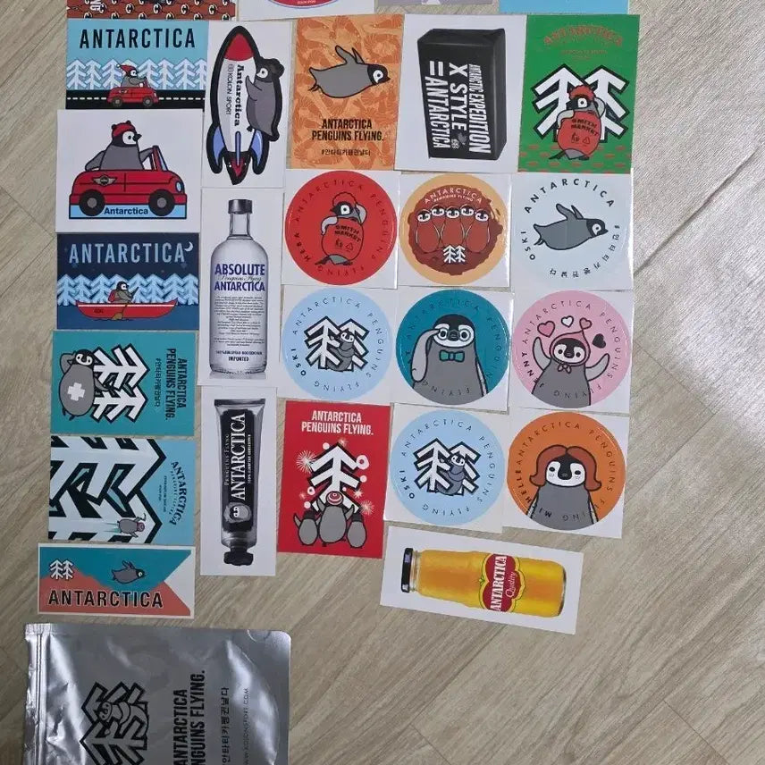 [BUNJANG] Antarctica Penguin Flying Sticker Pack / 안타티카 펭귄날다 스티커팩