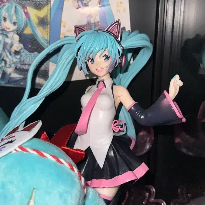 [BUNJANG] Happy Cat Hatsune Miku Beautiful Girl Figure (Opened) / 해피캣 하츠네 미쿠 미소녀 피규어