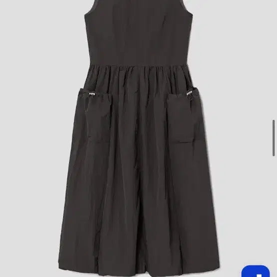 [BUNJANG] 8 Seconds Synthetic Long Dress Brown / 에잇세컨즈 화섬 롱 원피스 브라운