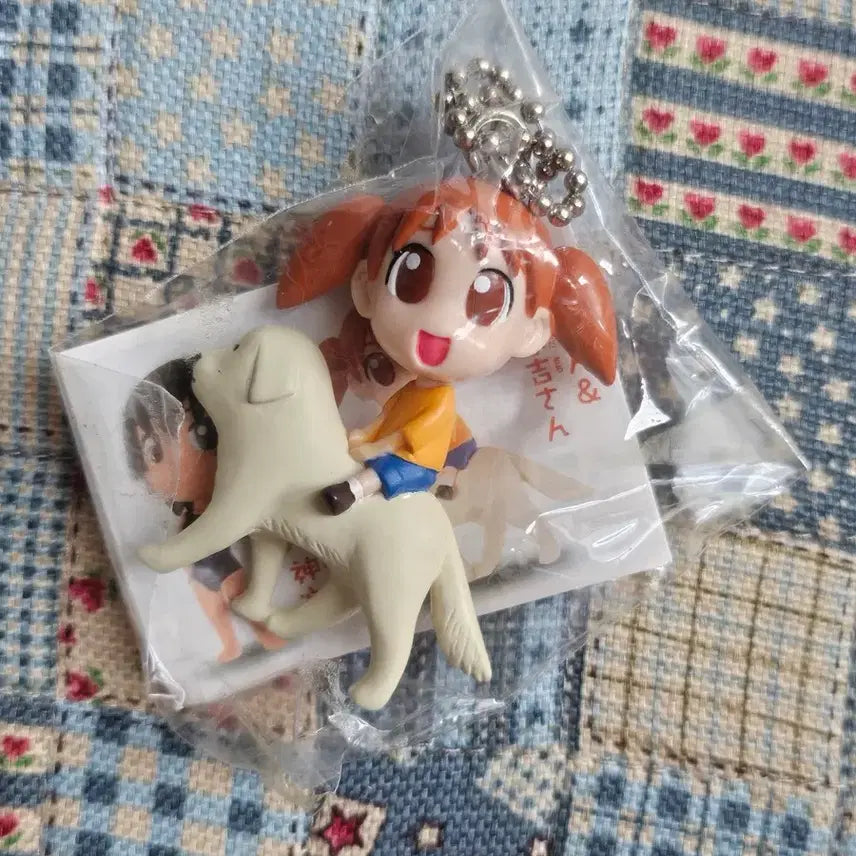 [BUNJANG] Azumanga Daioh Chiyo &amp; Dog Keychain / 고전 아즈망가대왕 치요 + 강아지 키링