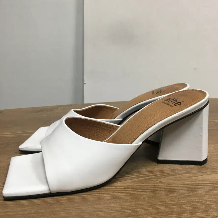 [BUNJANG] Atelier Vanessa Bruno Square-Toe Mule Slippers / 아떼 바네사부르노 스퀘어토 뮬 슬리퍼 36 230