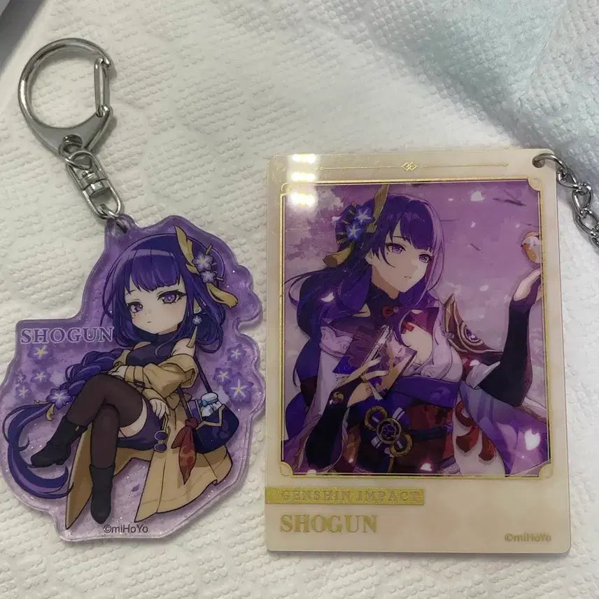 [BUNJANG] Genshin Impact Raiden Shogun Acrylic Keychain / 원신 라이덴 키링