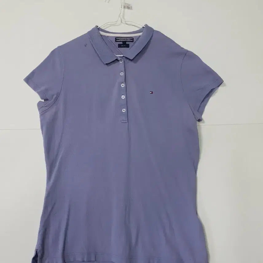 [BUNJANG] Tommy Hilfiger Short Sleeve Polo Shirt Lavender / 타미힐피거 반팔 카라티 라벤더 ㅡ0460