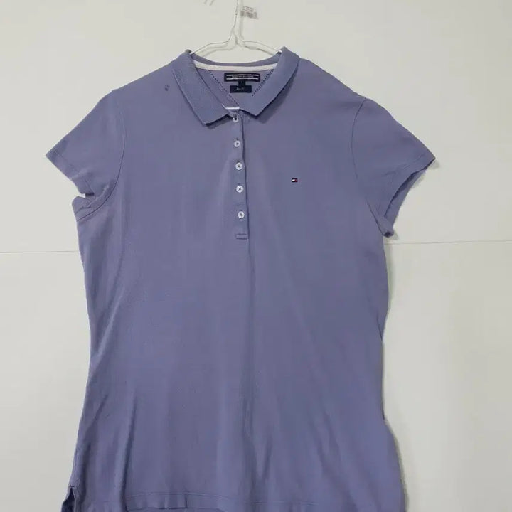[BUNJANG] Tommy Hilfiger Short Sleeve Polo Shirt Lavender / 타미힐피거 반팔 카라티 라벤더 ㅡ0460
