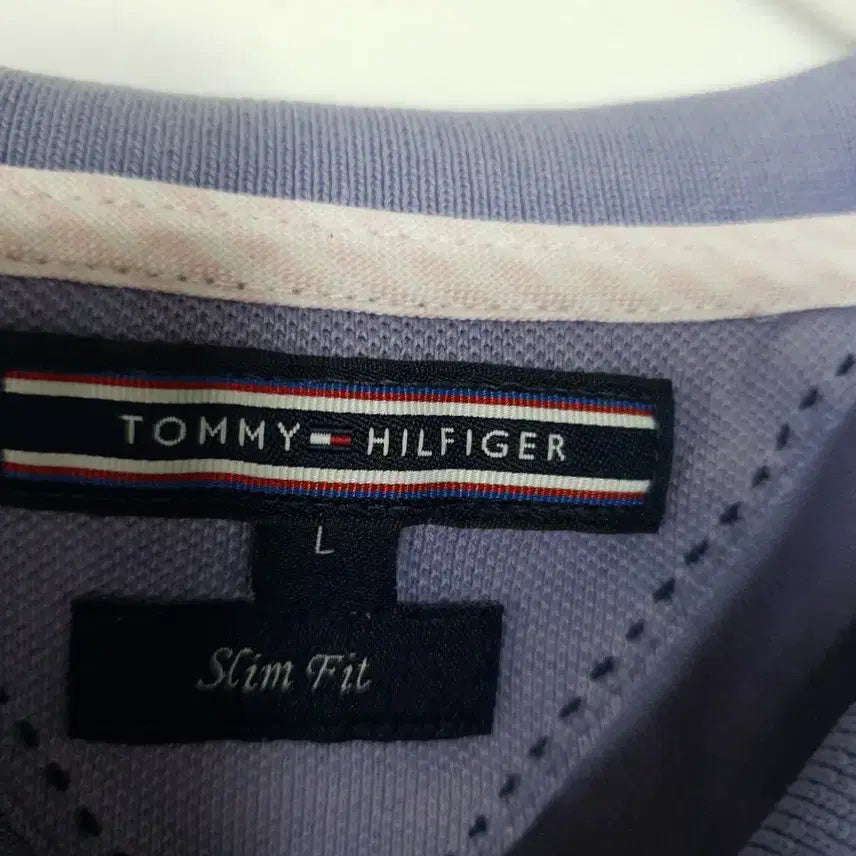 [BUNJANG] Tommy Hilfiger Short Sleeve Polo Shirt Lavender / 타미힐피거 반팔 카라티 라벤더 ㅡ0460
