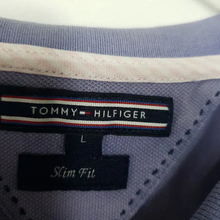 [BUNJANG] Tommy Hilfiger Short Sleeve Polo Shirt Lavender / 타미힐피거 반팔 카라티 라벤더 ㅡ0460