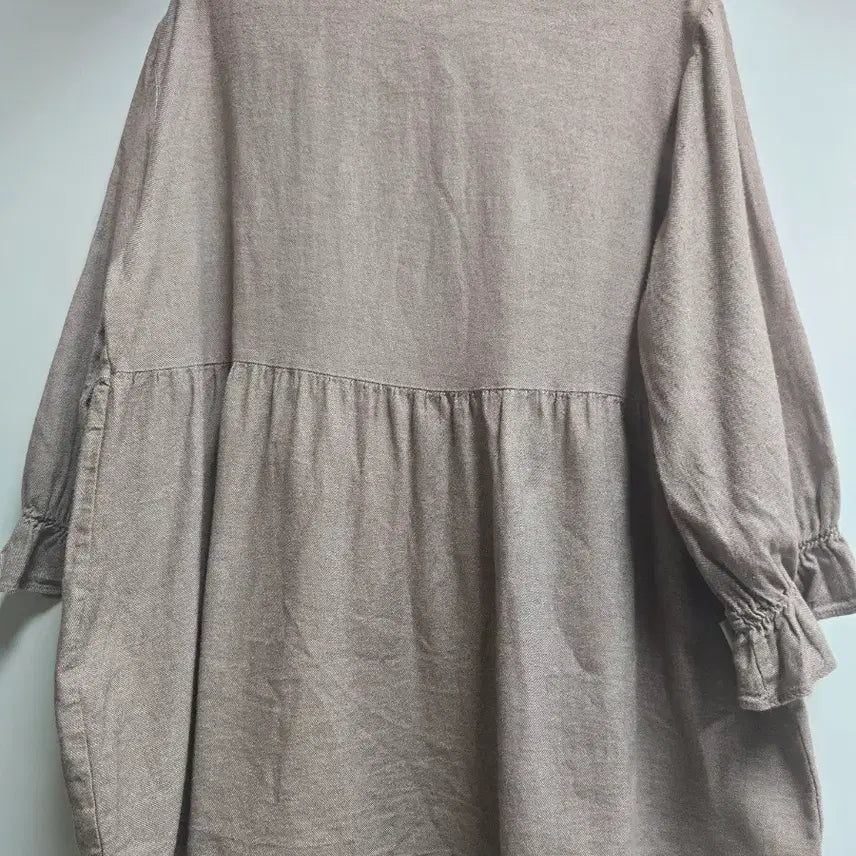 [BUNJANG] ULLALA Lace Trimmed Cotton 7-Sleeve Blouse / ULLALA 레이스배색 면 7부 블라우스