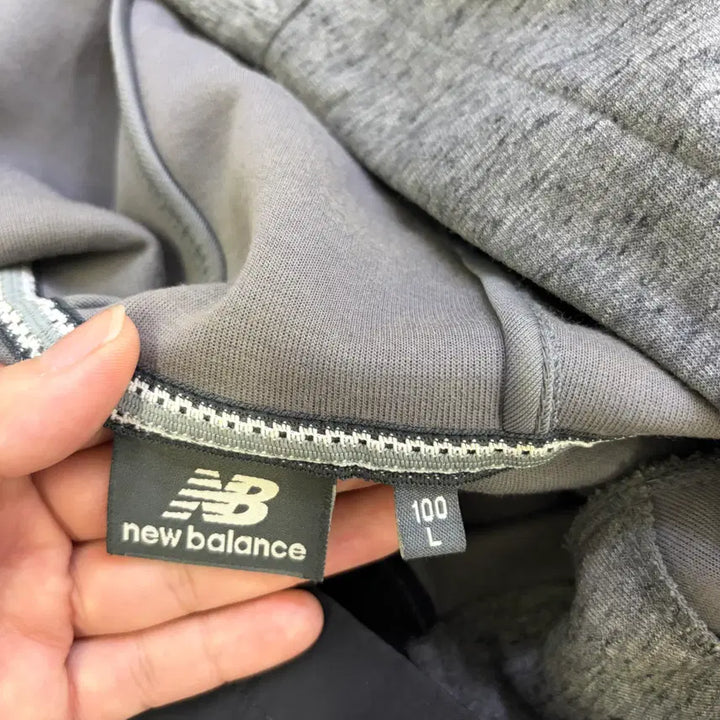 [BUNJANG] New Balance Half Zip Hoodie (Size 100 L) / 100 L 뉴발란스 하프집업 후드티 0617D2