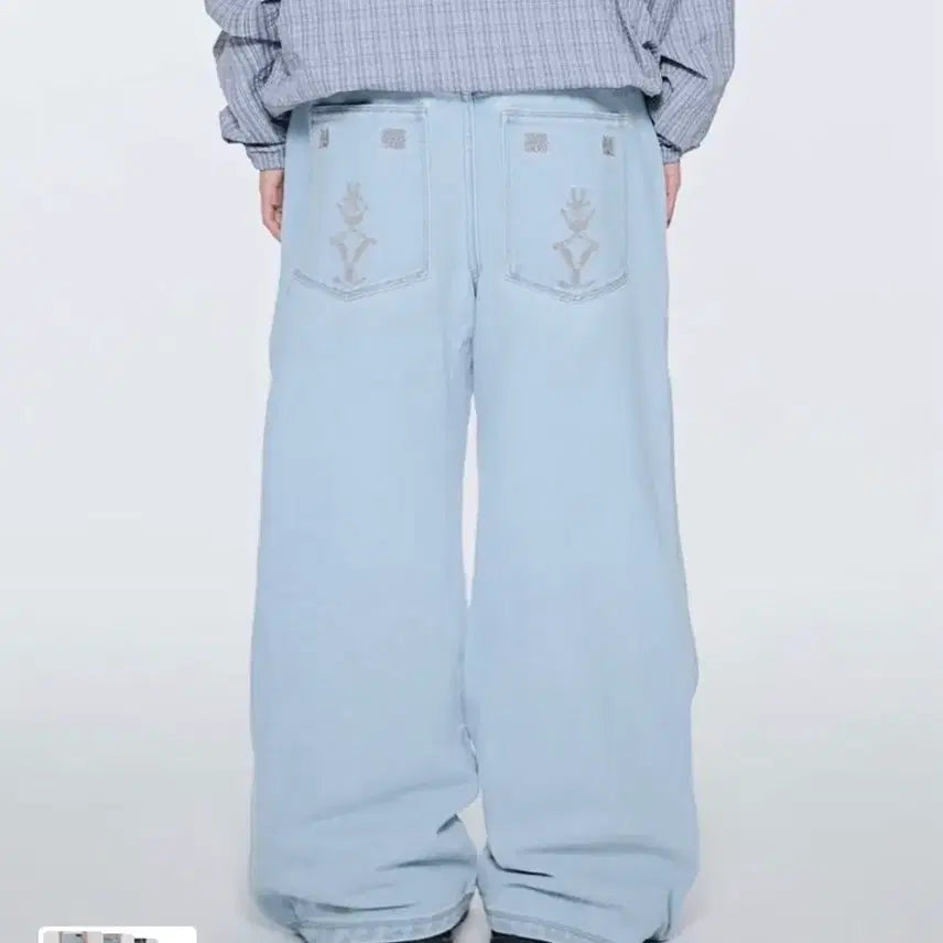 [BUNJANG] The Coldest Moment Ethnic Denim Pants L New / 더콜디스트모먼트 TCM ethnic denim pants L 새상품