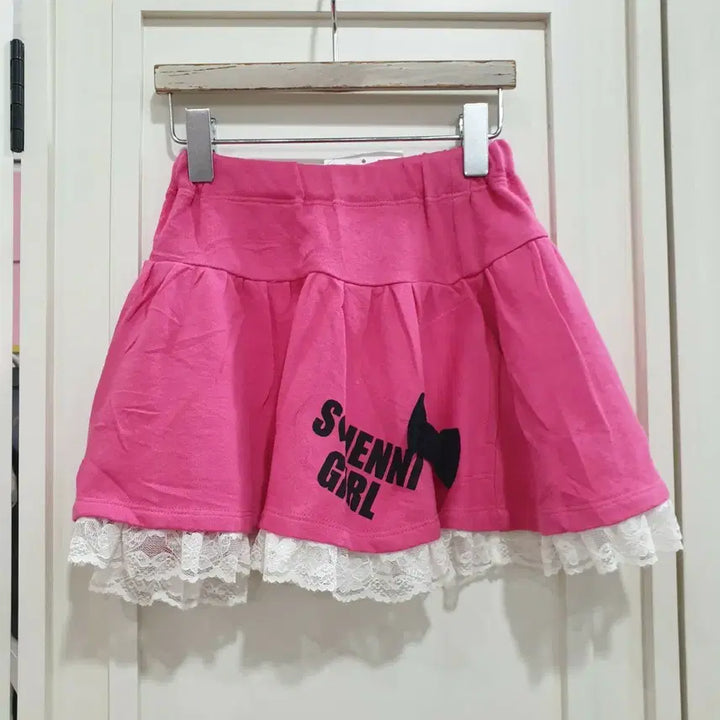 [BUNJANG] 120 Pink Lace Skirt / 120 핑크색 레이스 스커트