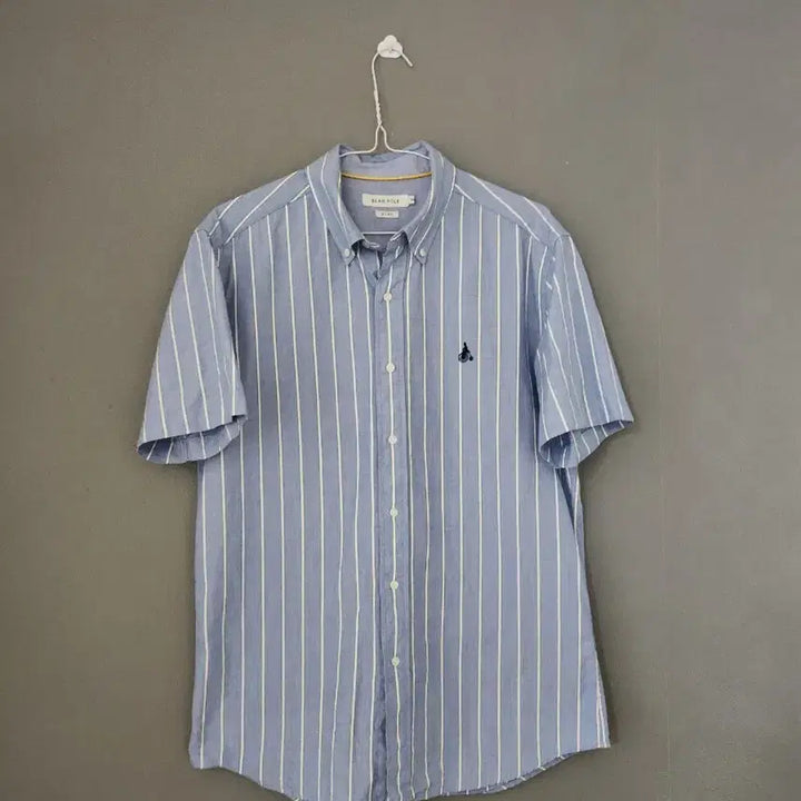 [BUNJANG] Beanpole Stripe Short Sleeve Shirt Size 100 / 빈폴 스트라이프 반팔 셔츠 100