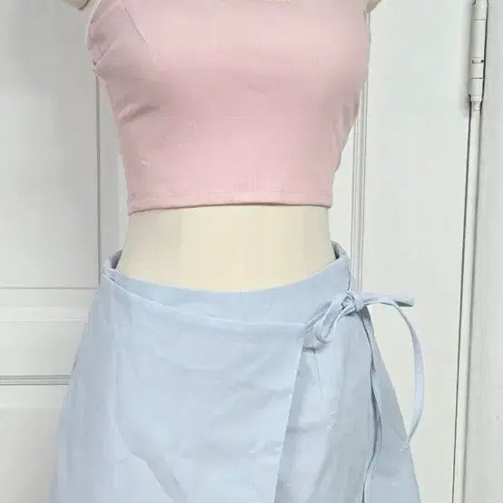 [BUNJANG] 13DE MARZO Rabbit Charm Cropped Camisole Baby Pink / 13DE MARZO 래빗참 캐미솔