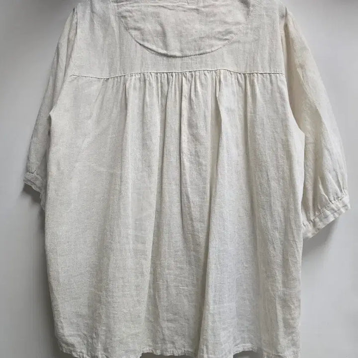[BUNJANG] Linen Lace Blouse (L) / 린넨 레이스 블라우스 (L)