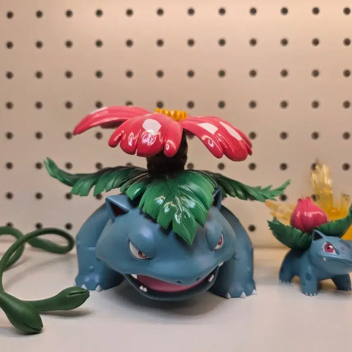 [BUNJANG] Pokemon Scale World Venusaur &amp; Ivysaur Resign Figure Set / 왕왕 이상해꽃+이상해풀 포켓몬 스케일월드 레진 피규어