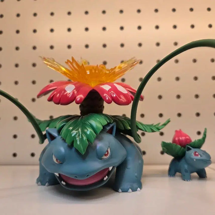 [BUNJANG] Pokemon Scale World Venusaur &amp; Ivysaur Resign Figure Set / 왕왕 이상해꽃+이상해풀 포켓몬 스케일월드 레진 피규어