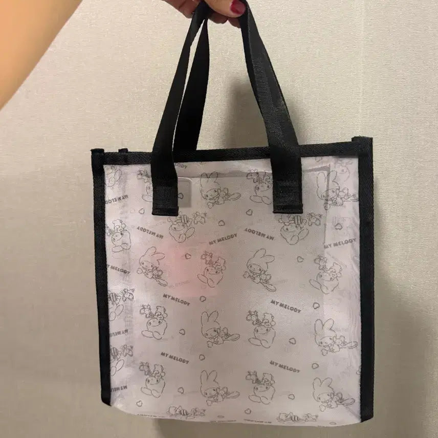 [BUNJANG] Sanrio My Melody Mesh Tote Bag / 산리오 마이멜로디 메쉬토트백 /새상품