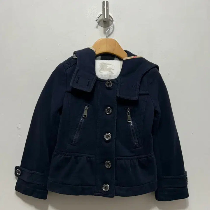 [BUNJANG] Burberry Navy Hooded Zip-Up Jacket Kids Size 105 / 버버리 네이비 후드 집업 자켓 키즈 105사이즈