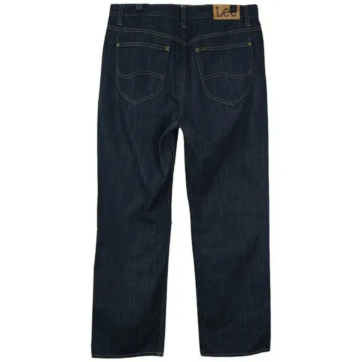 [BUNJANG] Lee Indigo Raw Wide Denim Pants M21147 / 리 인디고 생지 와이드 데님 팬츠 청바지 M21147