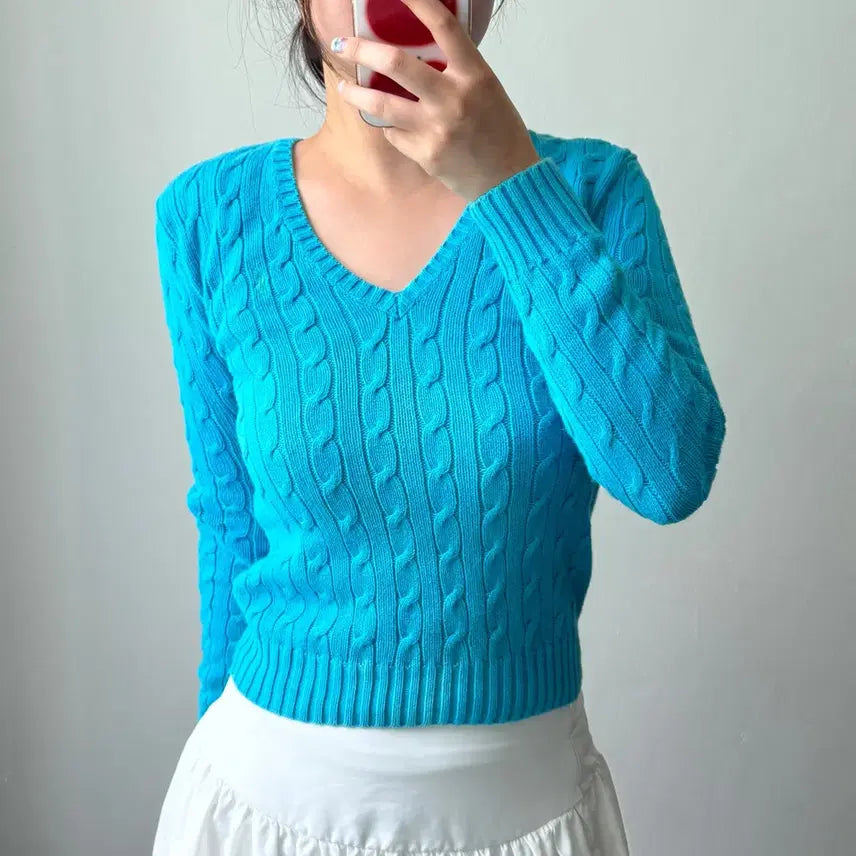 [BUNJANG] Polo Ralph Lauren V-Neck Knit (Women&