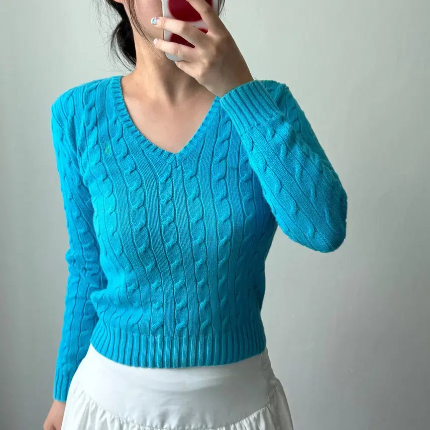[BUNJANG] Polo Ralph Lauren V-Neck Knit (Women&