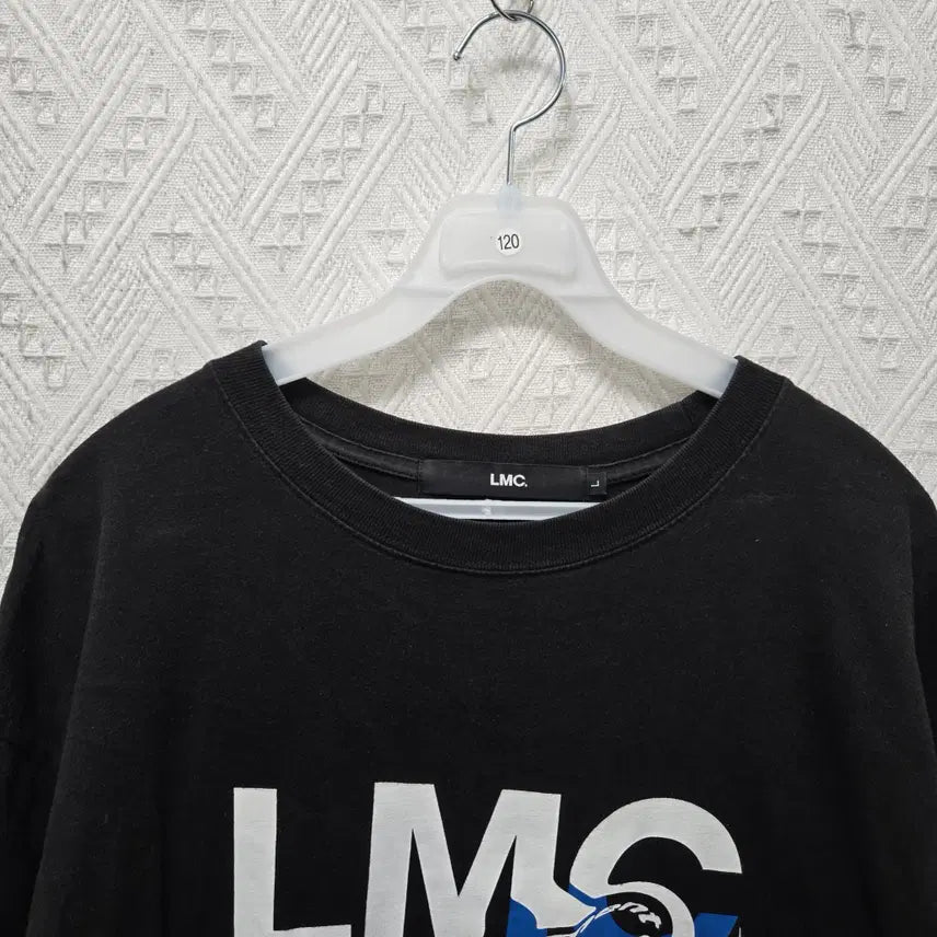 [BUNJANG] LWC Wave Big Logo Short Sleeve T-Shirt (L) / 타120 LWC 웨이브 빅로고 반팔티 L