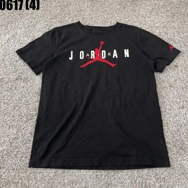 [BUNJANG] Nike Air Jordan Short Sleeve T-Shirt Black XL / 나이키 에어조던 반팔티 블랙 XL 0617