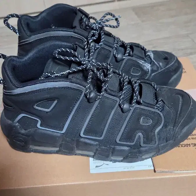 [BUNJANG] Nike Air More Uptempo Triple Black (270) / 나이키 업템포 트리플블랙(270)