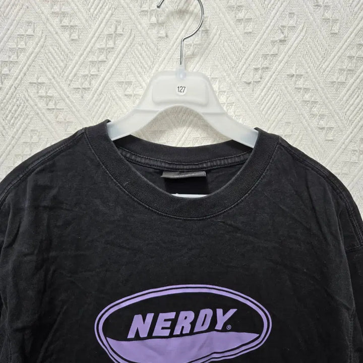 [BUNJANG] NERDY Cotton Short-Sleeve T-Shirt / 타127 널디 반팔