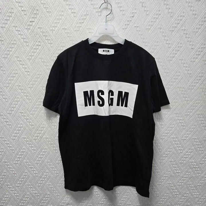 [BUNJANG] MSGM Logo Print T-Shirt (Unisex, Size L) / 타128 MSGM 로고 공용 프린트 반팔티 L