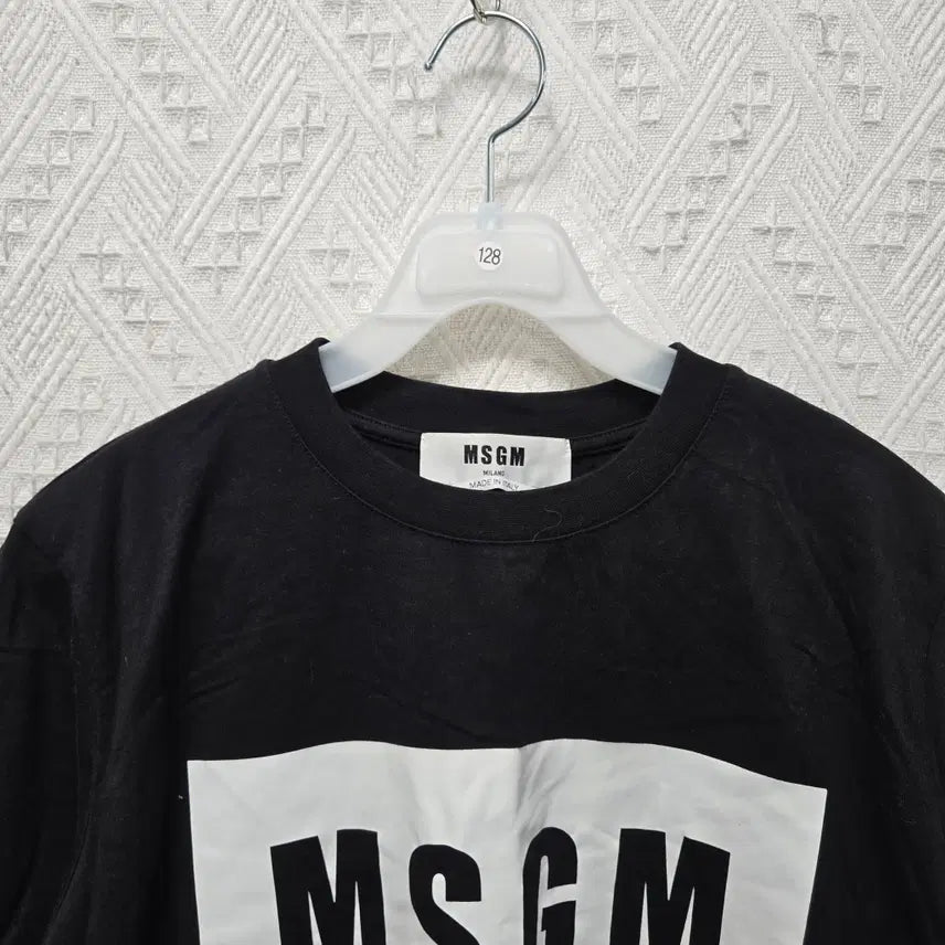 [BUNJANG] MSGM Logo Print T-Shirt (Unisex, Size L) / 타128 MSGM 로고 공용 프린트 반팔티 L