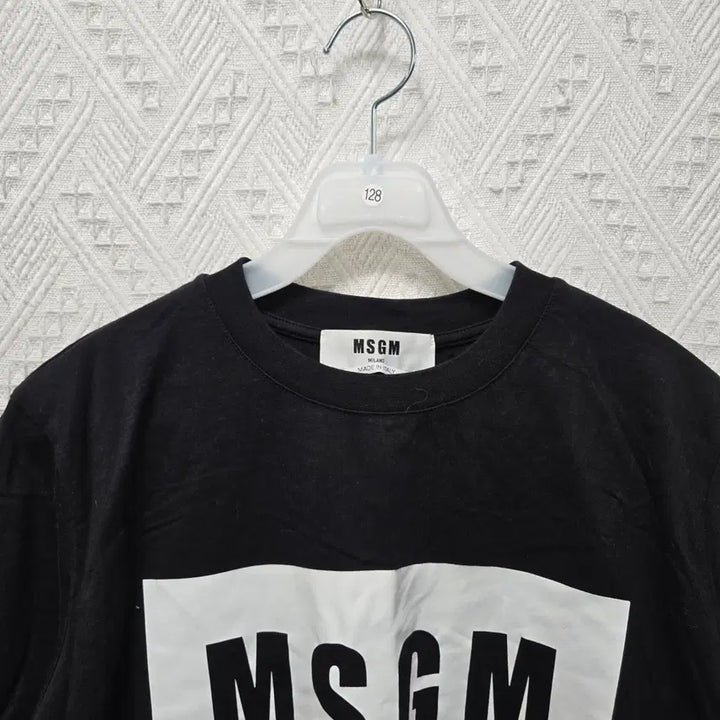 [BUNJANG] MSGM Logo Print T-Shirt (Unisex, Size L) / 타128 MSGM 로고 공용 프린트 반팔티 L