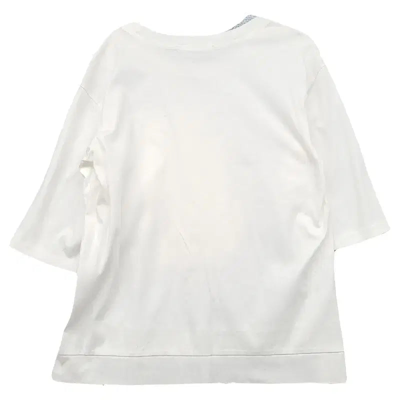 [BUNJANG] Olive des Olive Printed White Short Sleeve T-Shirt Size 85 / 올리브데올리브 프린팅 화이트 반팔티 85