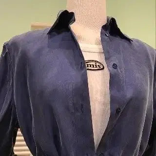 [BUNJANG] Massimo Dutti Viscose Long Shirt / 마시모두띠 비스코스 롱셔츠